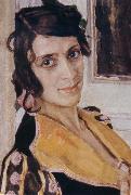 Alexander Yakovlevich GOLOVIN The Spanish woman at Balcony oil painting